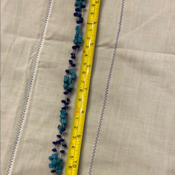 Blue Beaded Necklace - Picture 9 of 11